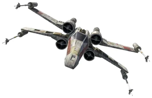 Star Wars X-Wing Starfighter STL Model