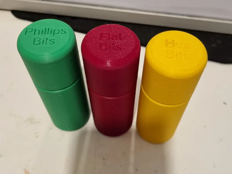 Long Screwdriver Bits Case