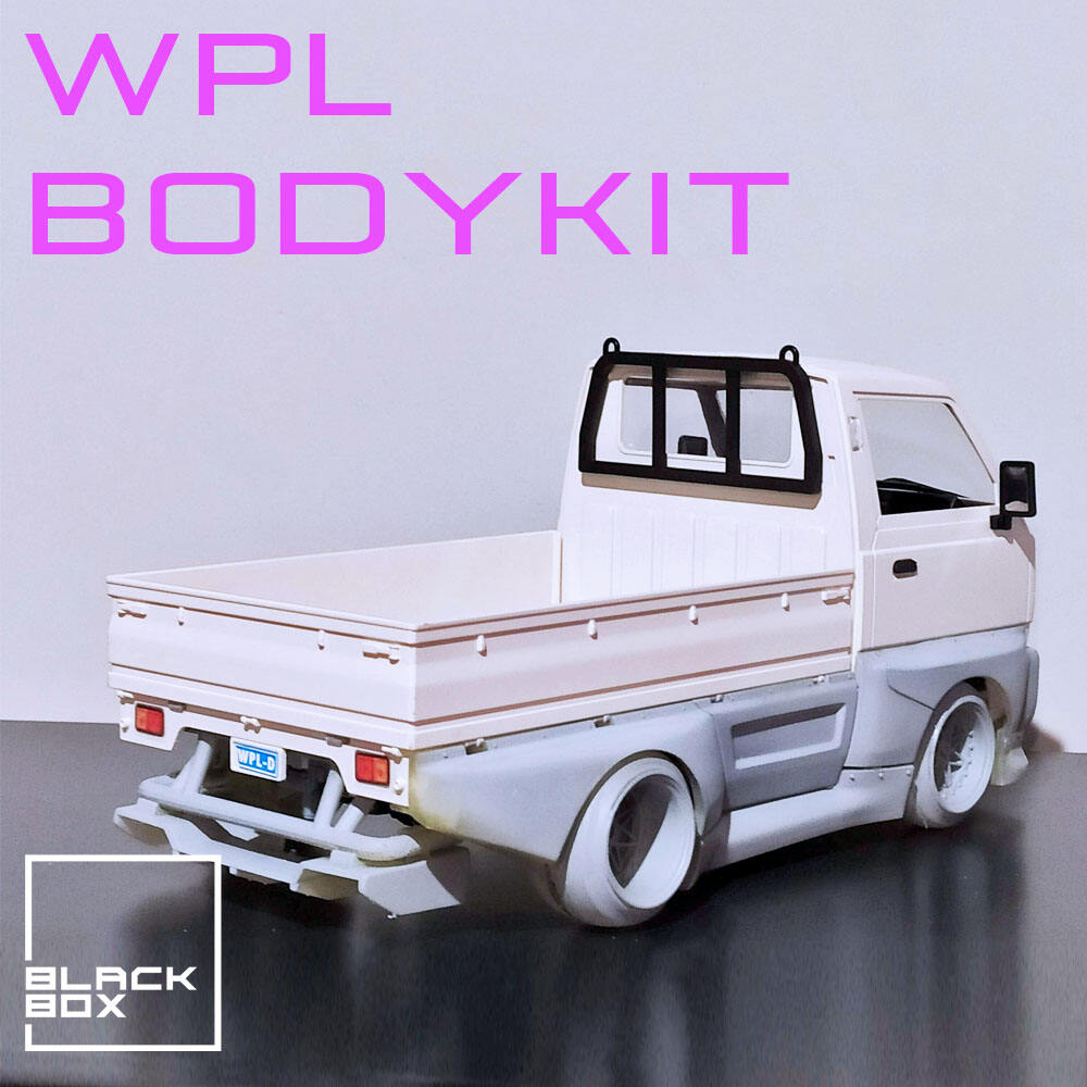 WPL D12 RC COMPLETE BODYKIT WIDEBODY BY BLACKBOX
