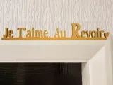 je taime au revoir door frame decoration-1