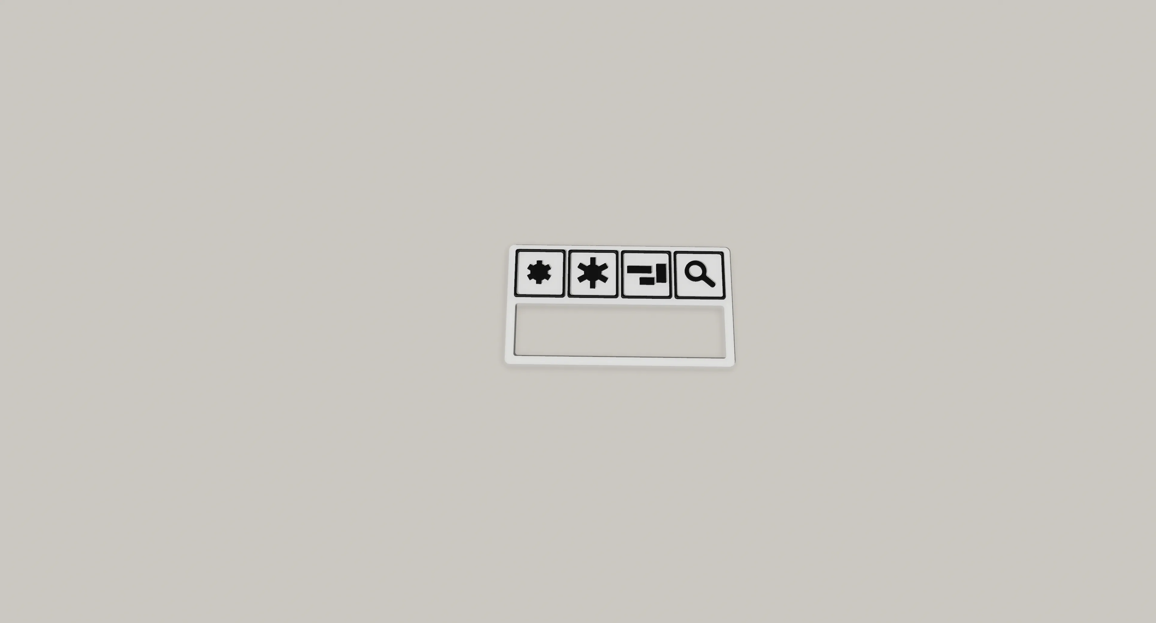 Apple Extended Keyboard F-Row Legend