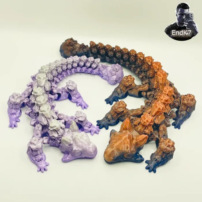 3D Printer Files | 3MF File | Baby Favorite Dragon - ARTICULATED TOY ...