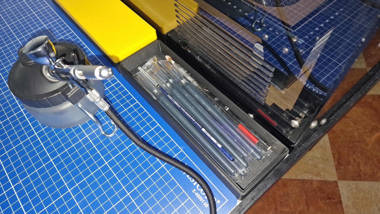 Soldering Iron, Storing Paint Brushes, etc. Tool Box 3D models