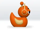 Sprunki Oren Duck STL file, Sprunki Orange 3D Model-4