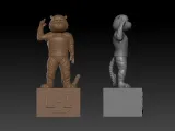 NCAA - AUBURN TIGERS FOOTBALL MASCOT - 3D PRINT-1