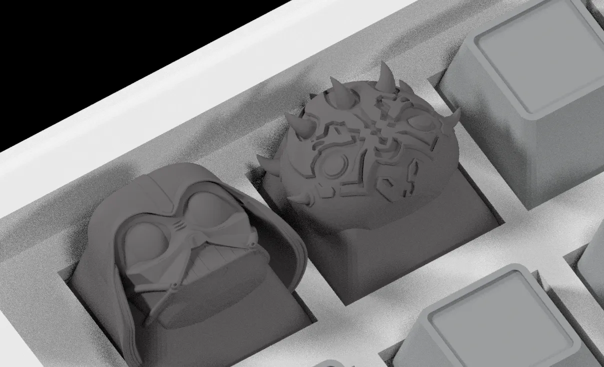 Starwars keycaps - Darth vader - Darth maul