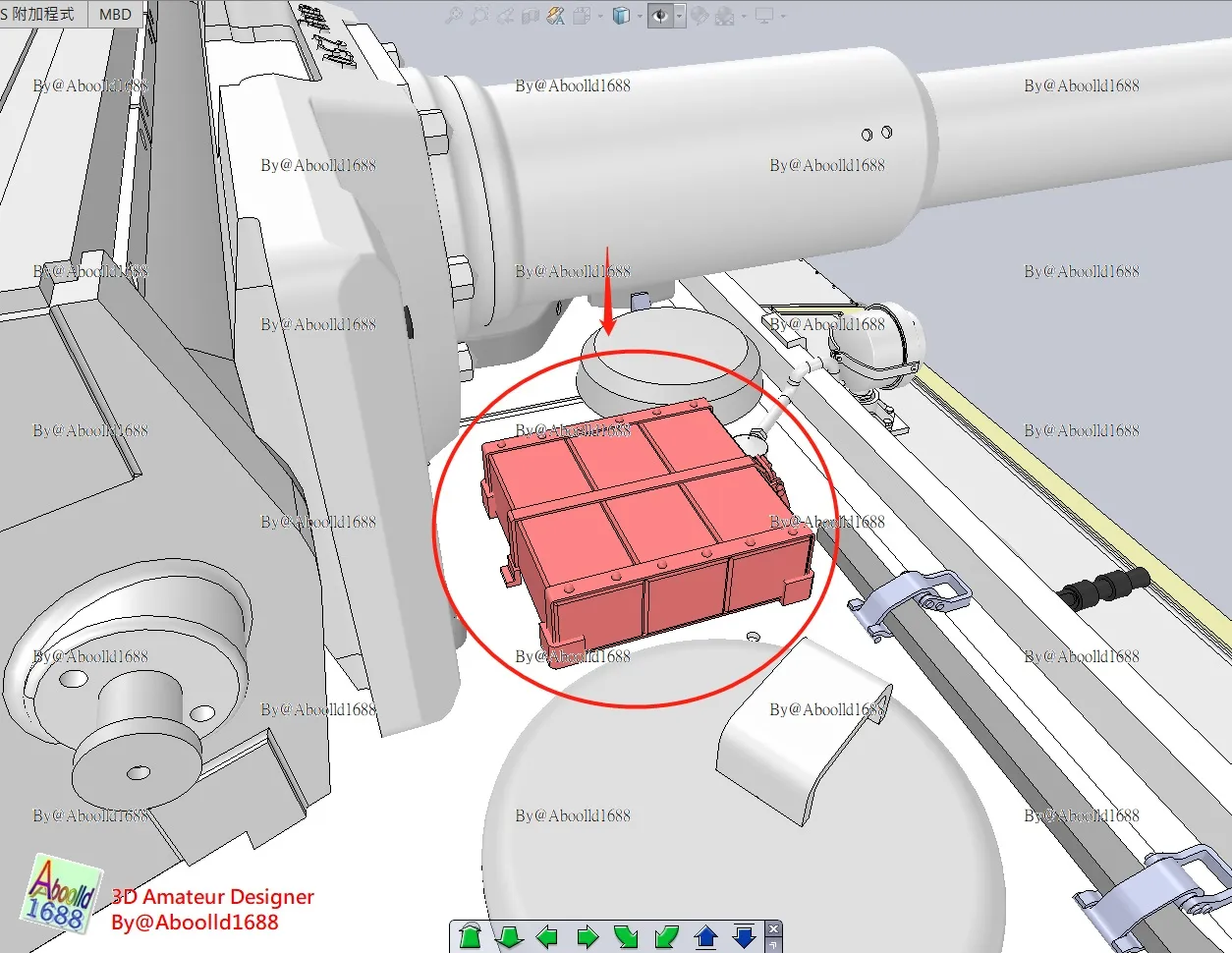 Tiger Tank for Tools_Sleeper-A.(STL-35)