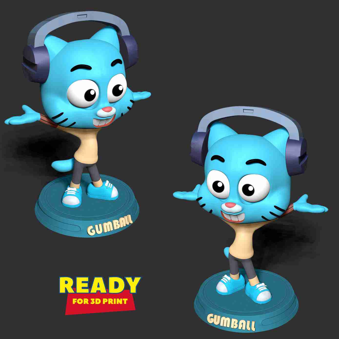 Gumball Watterson - Download Free 3D model by Snazzy (@aidhal6081) [5f87d74]