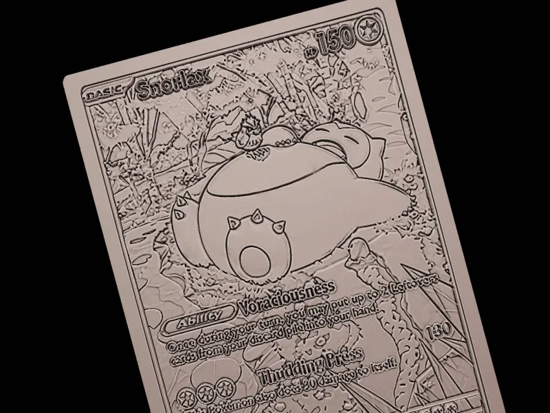 Snorlax Pokemon Karte
