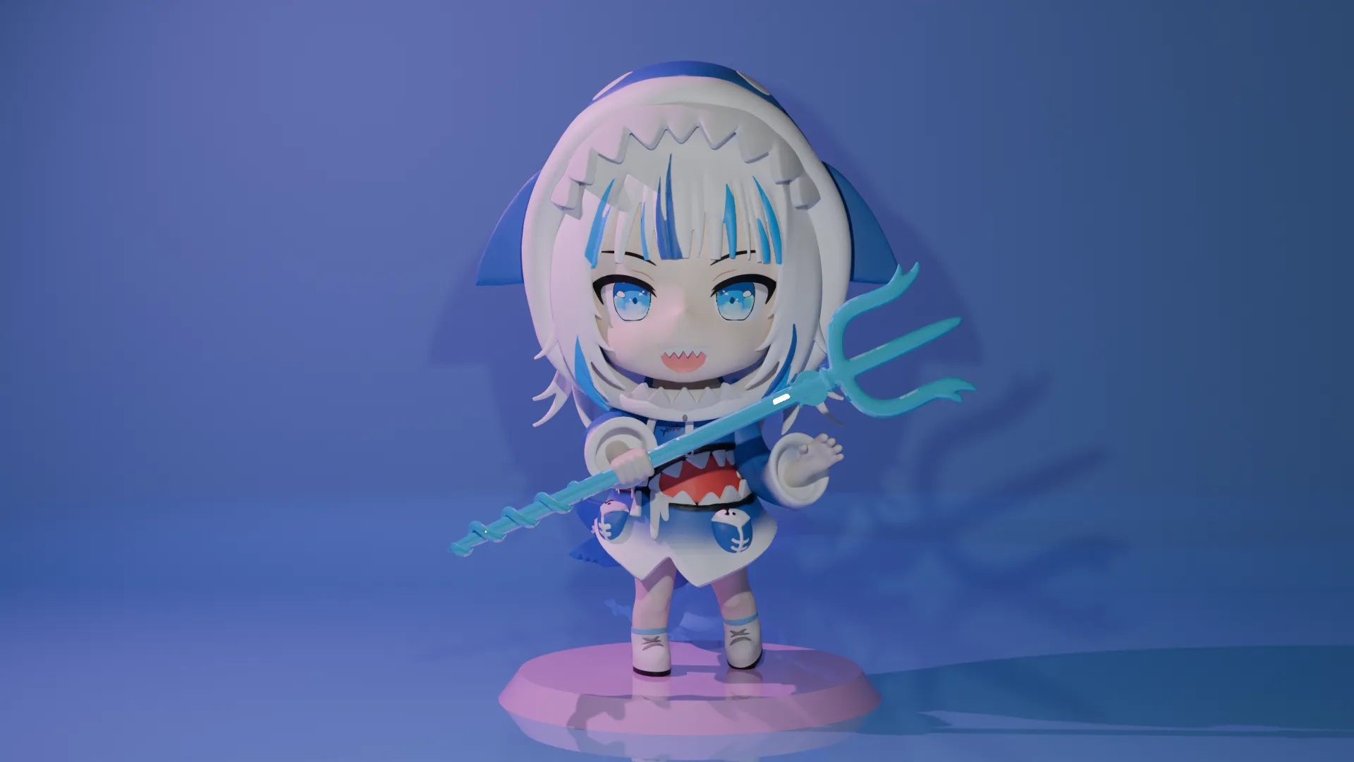 GAWR GURA CHIBI | 3D models download | Creality Cloud