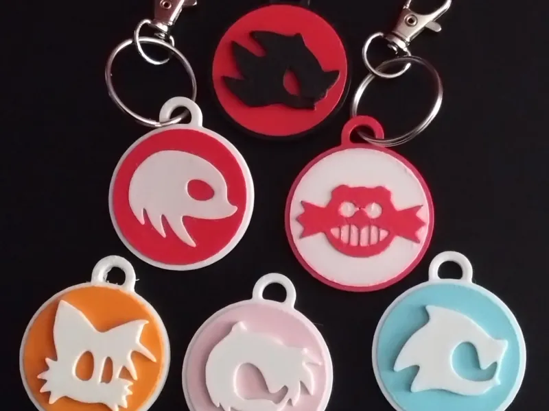 Amuletos Sonic sortidos