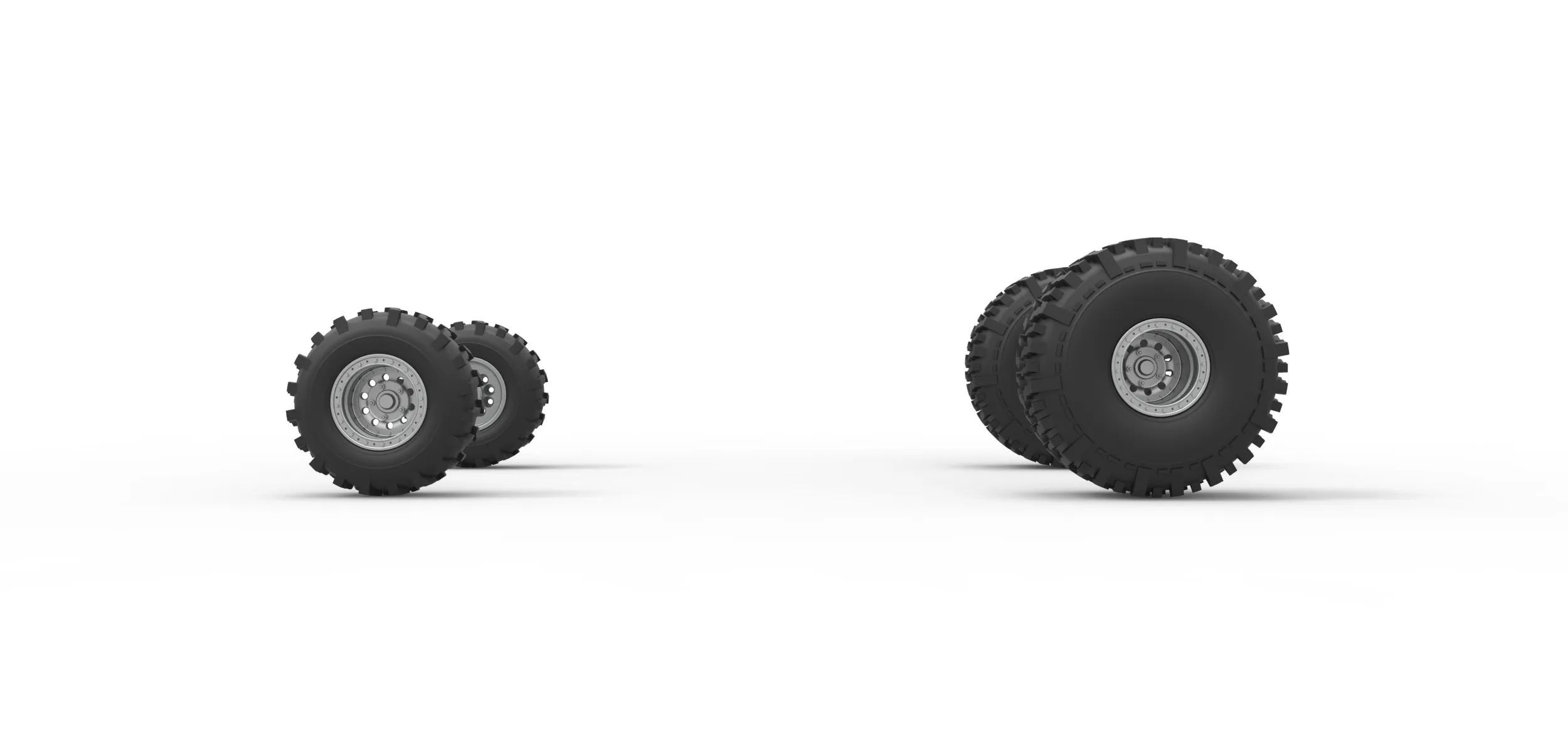 Lot De 2 Roues à Boutons Hoosier 18x9.50-8 - Neuves