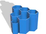 Polygon Table Trash Holder-1