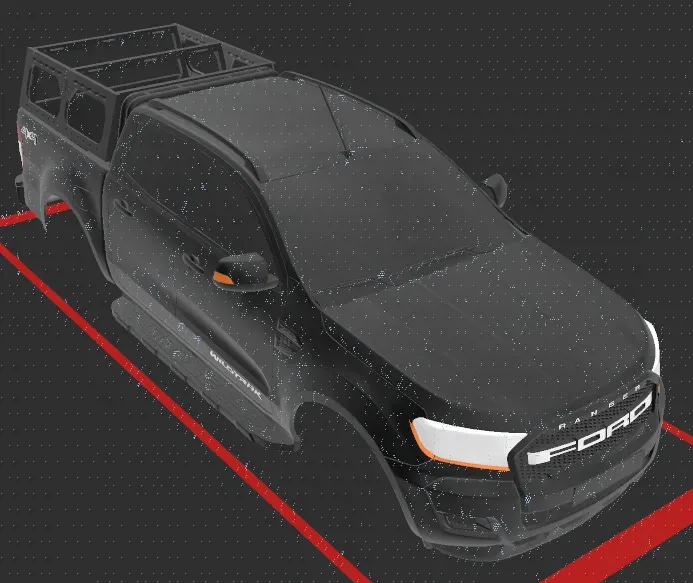 Ford RANGER WildTrak RC body