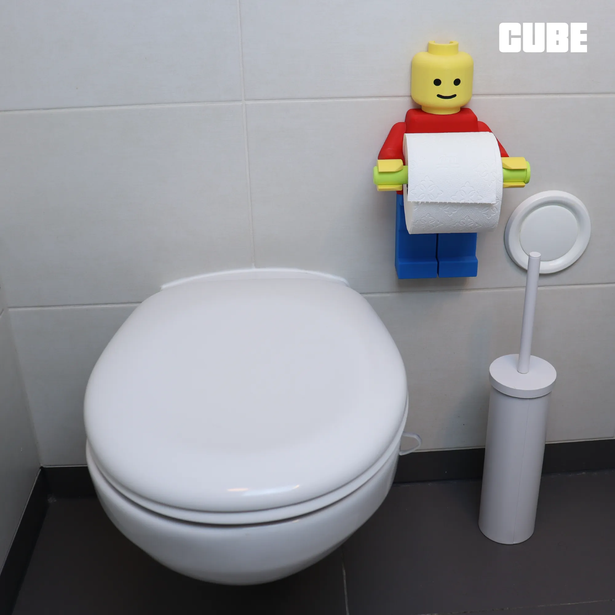 Lego Man Toilet Paper Holder