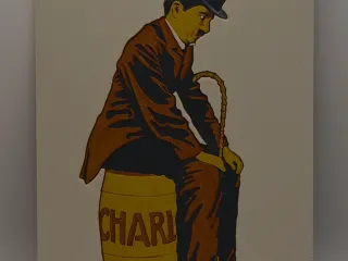 Vintage Charlie Chaplin poster - hueforge