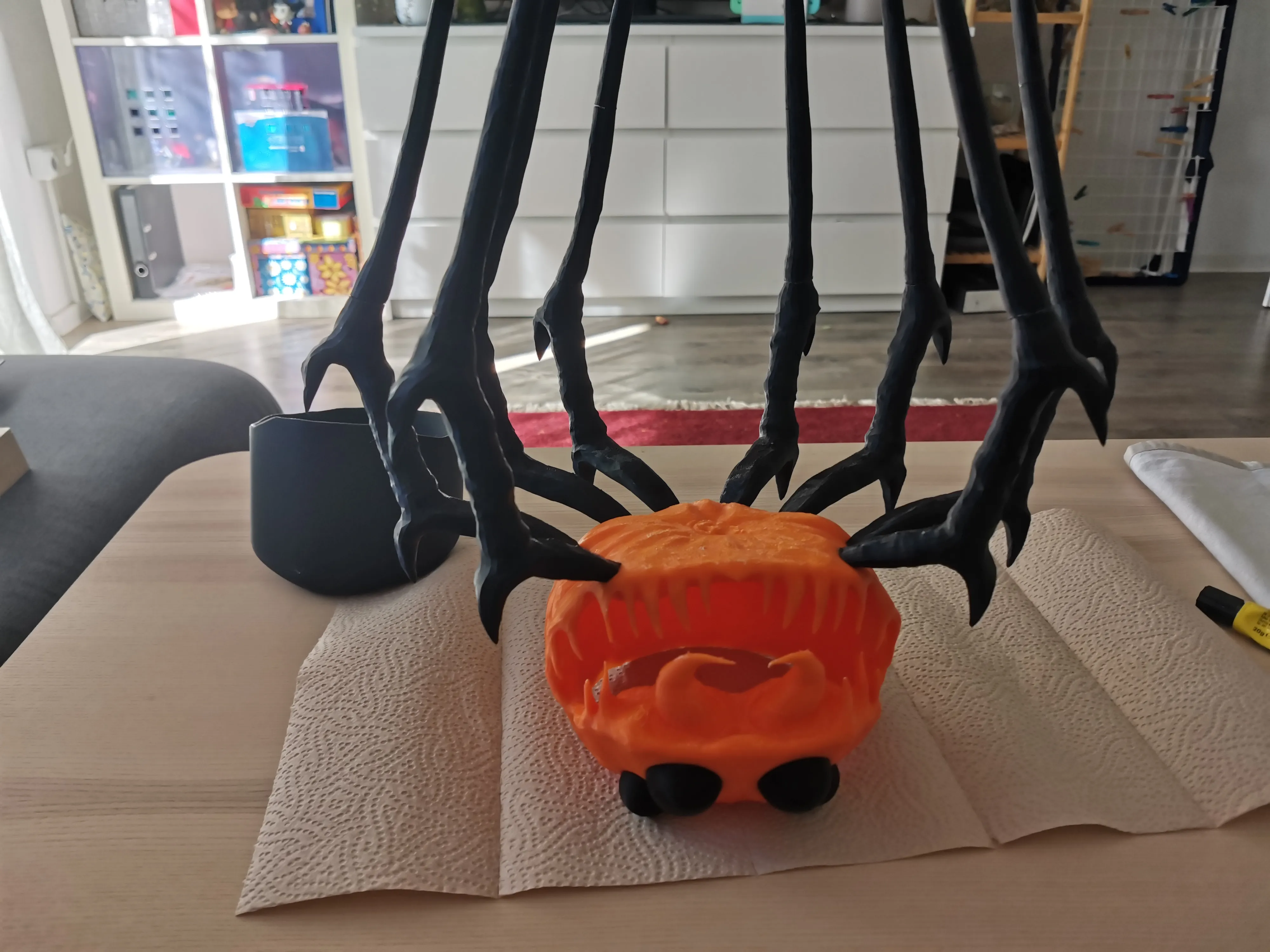 Spider Pumpkin Candy Bowl ~ Halloween ~ (no AMS)
