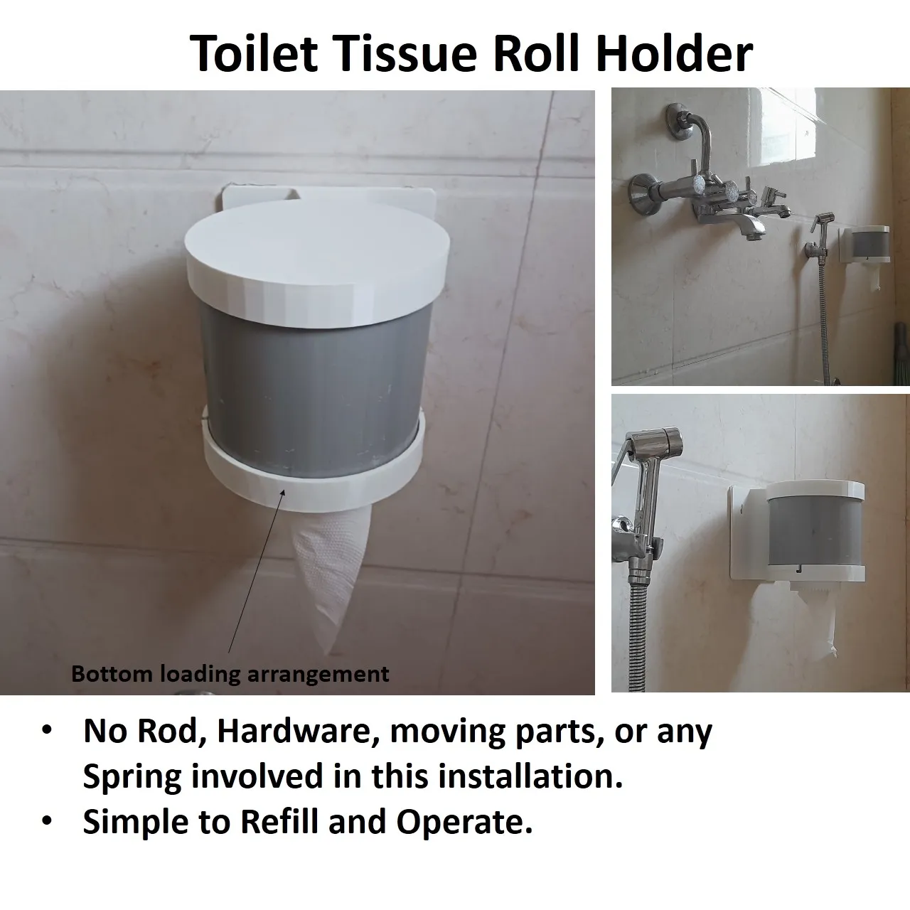 Toilet Tissue Roll holder | 3D models download | Creality Cloud