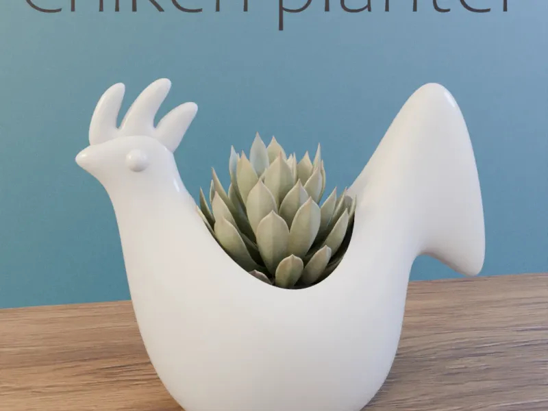 chiken planter