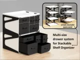 Stackable Shelf Organizer - Drawer System-1