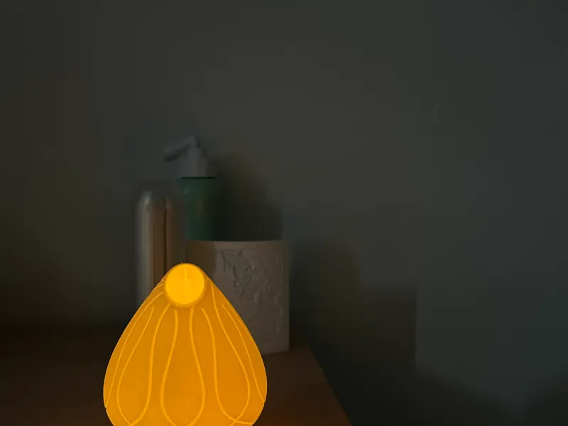 Lampe moderne imprimée en 3D pour Diwali – Décoration intérieure