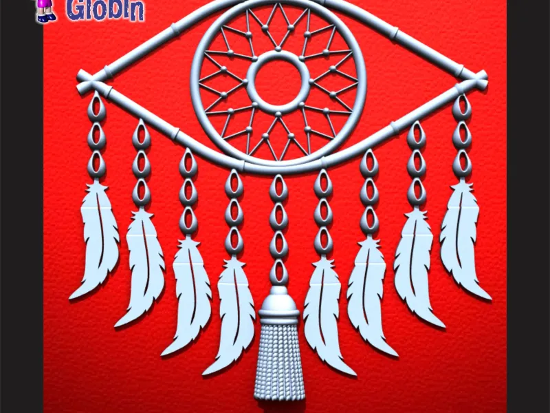 Atrapasueños EL OJO TURCO - HORUS - Dream Catcher