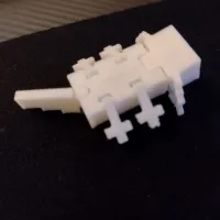 Axolotl - minecraft style-3