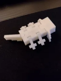 Axolotl - minecraft style-3