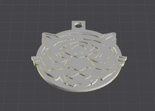 Oscar's Medallion key chain