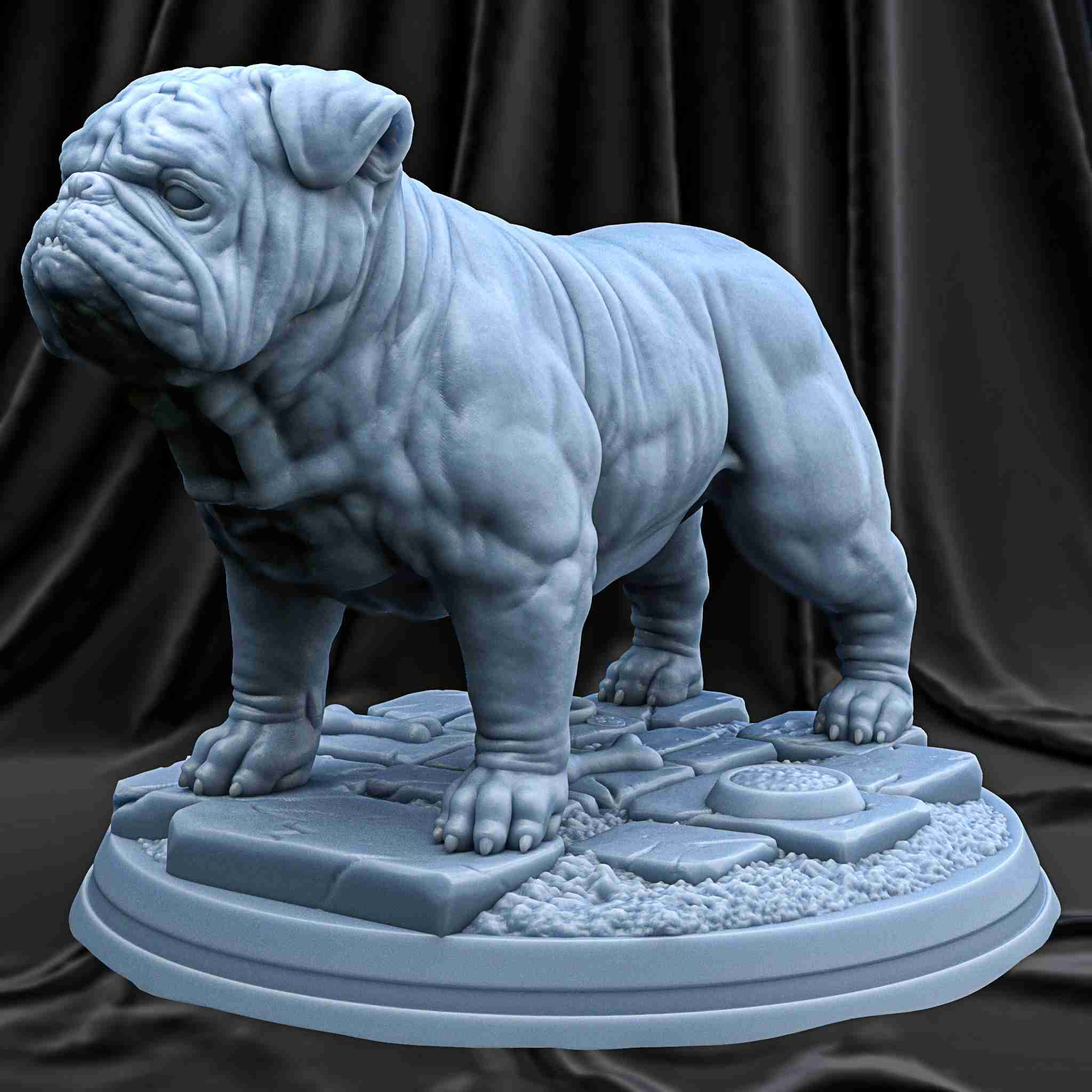 Cleveland Browns Bulldog - 3D Model by RogerDS