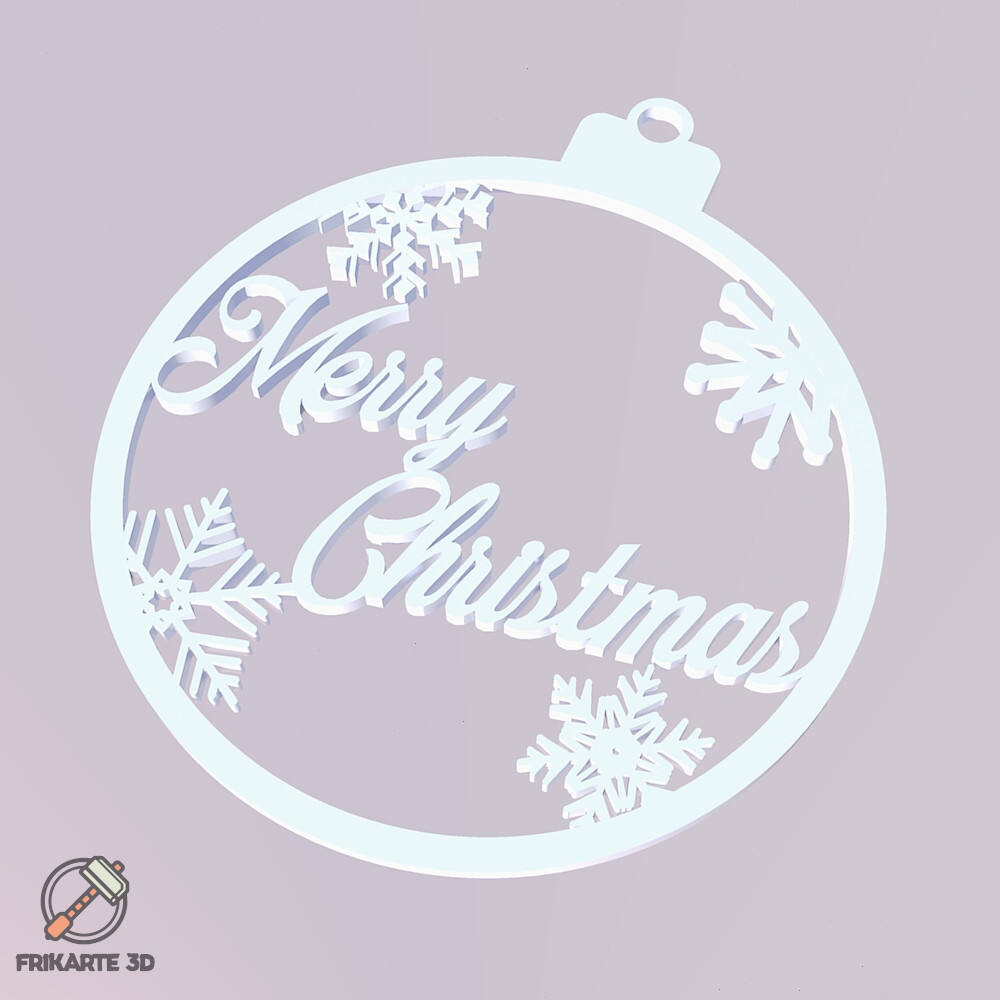 Merry Christmas Tree Decoration 🎄