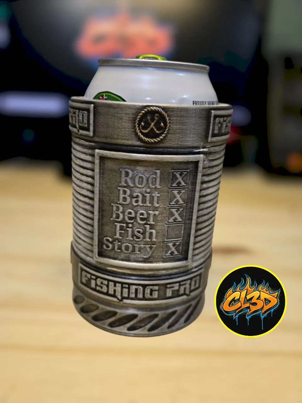 Fishing Reel Can Koozie