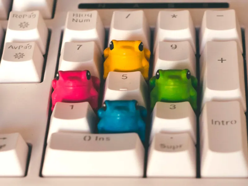 Frosch-Tastenkappe - Mechanische Tastatur