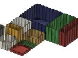 Customizable modular desk organizer-2