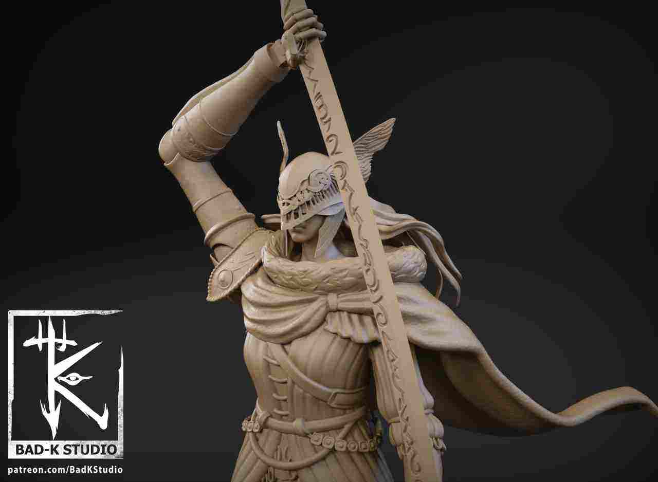 Cool Bear Studio - Elden Ring : Malenia Elden Ring Resin Statue