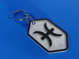 Pisces Zodiac Keychain-7