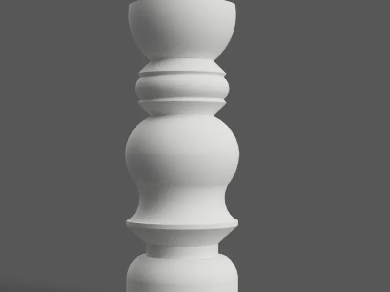 candle holder - baluster 005