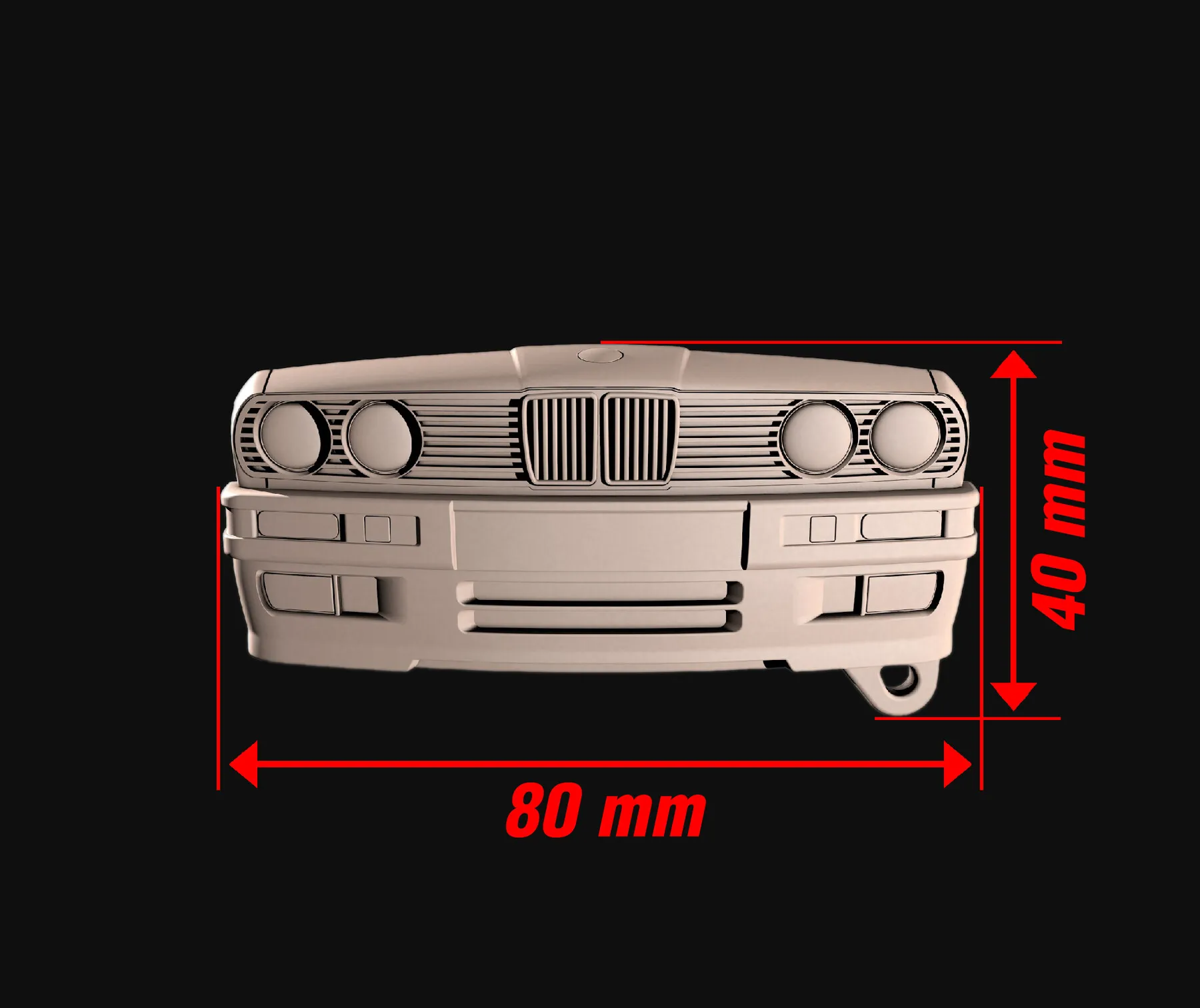 BMW E30 MASKOTTCHEN, SCHLÜSSELANHÄNGER, SCHLÜSSELANHÄNGER (V1)