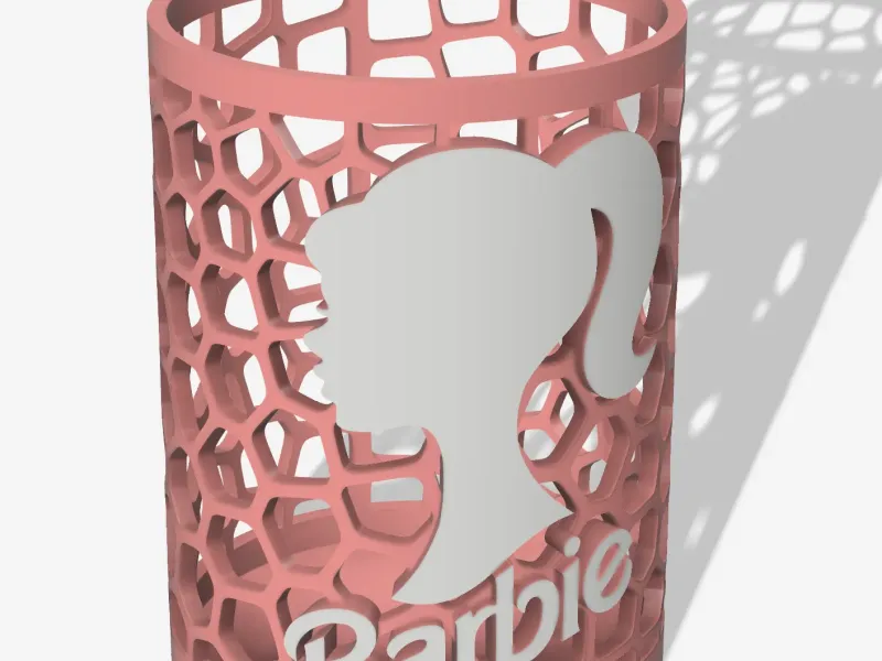 BARBIE PENCIL HOLDER MULTICOLOUR