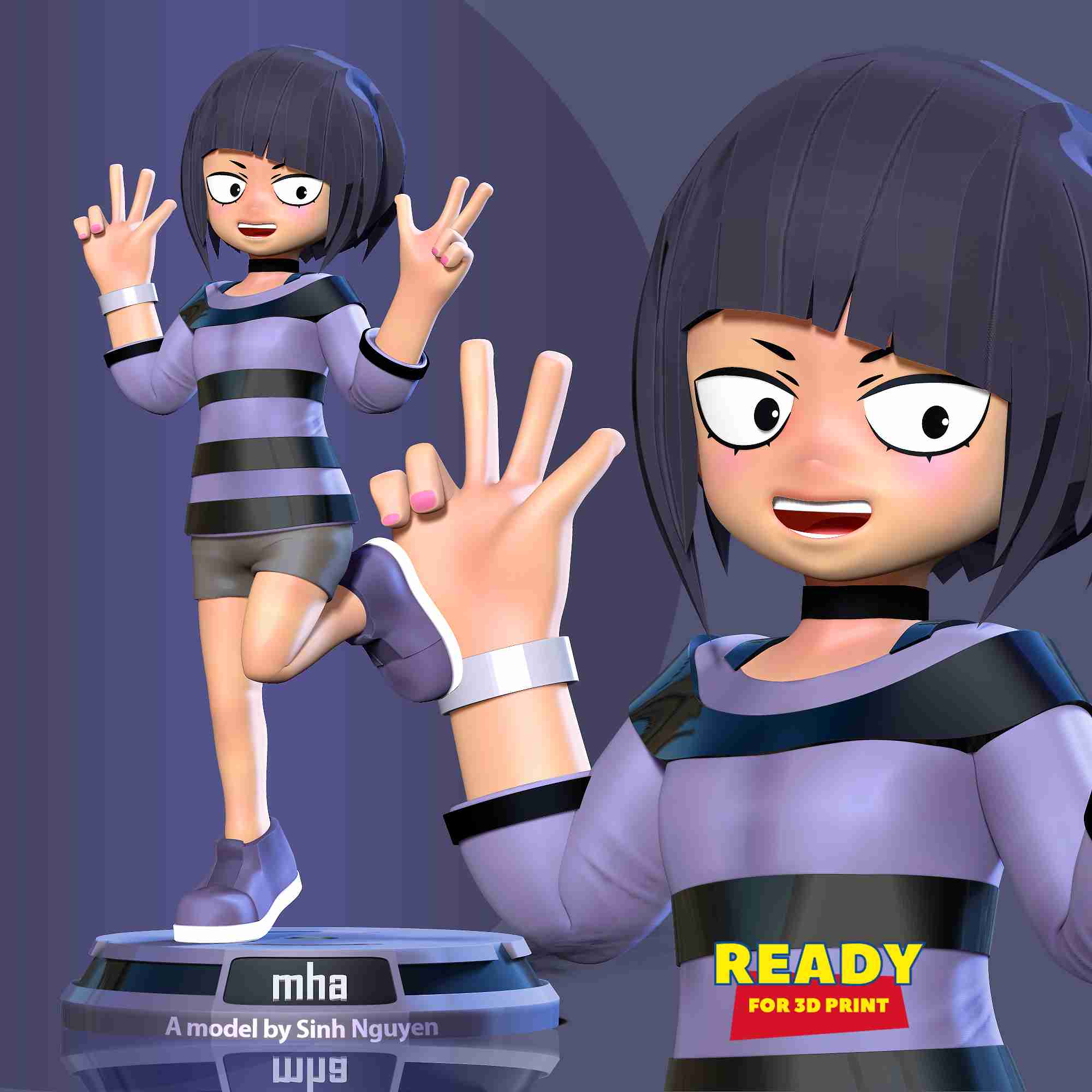 Kyoka Eden free 3d model - download stl file