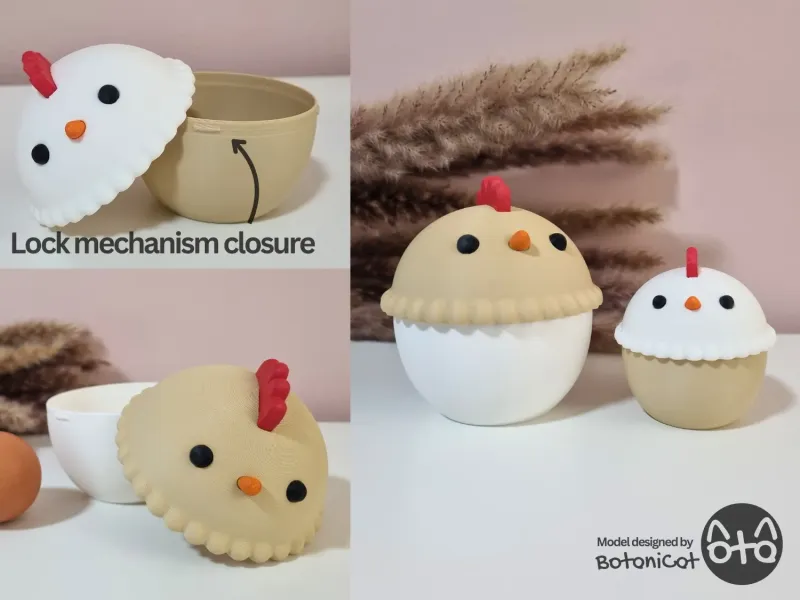 Chicken Container (with secure closure)