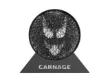 CARNAGE STRING-ART / MARVEL / COMICS / COMME VENOM-1