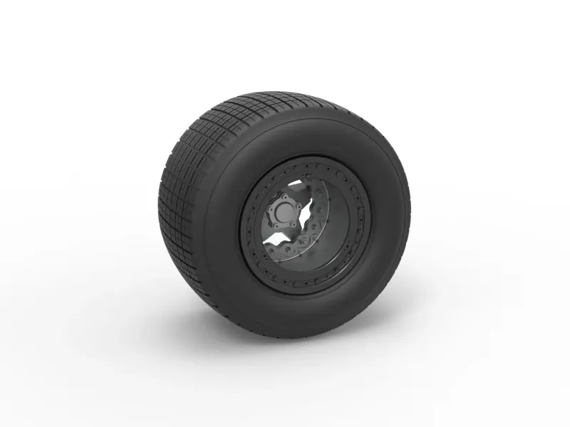 Wheel of Super Dirt Late model Version 2 Scale 1:25