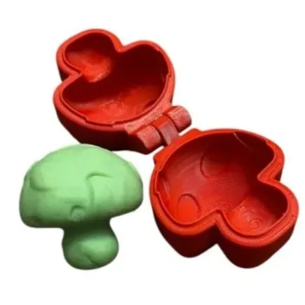 PRINT IN PLACE MOULD FOR A MUSHROOM - sensory educational