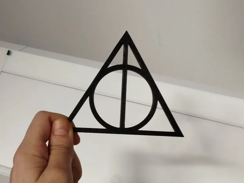 HP Deathly Hallows -Symbol + Elder Wand + Ressurection Stone