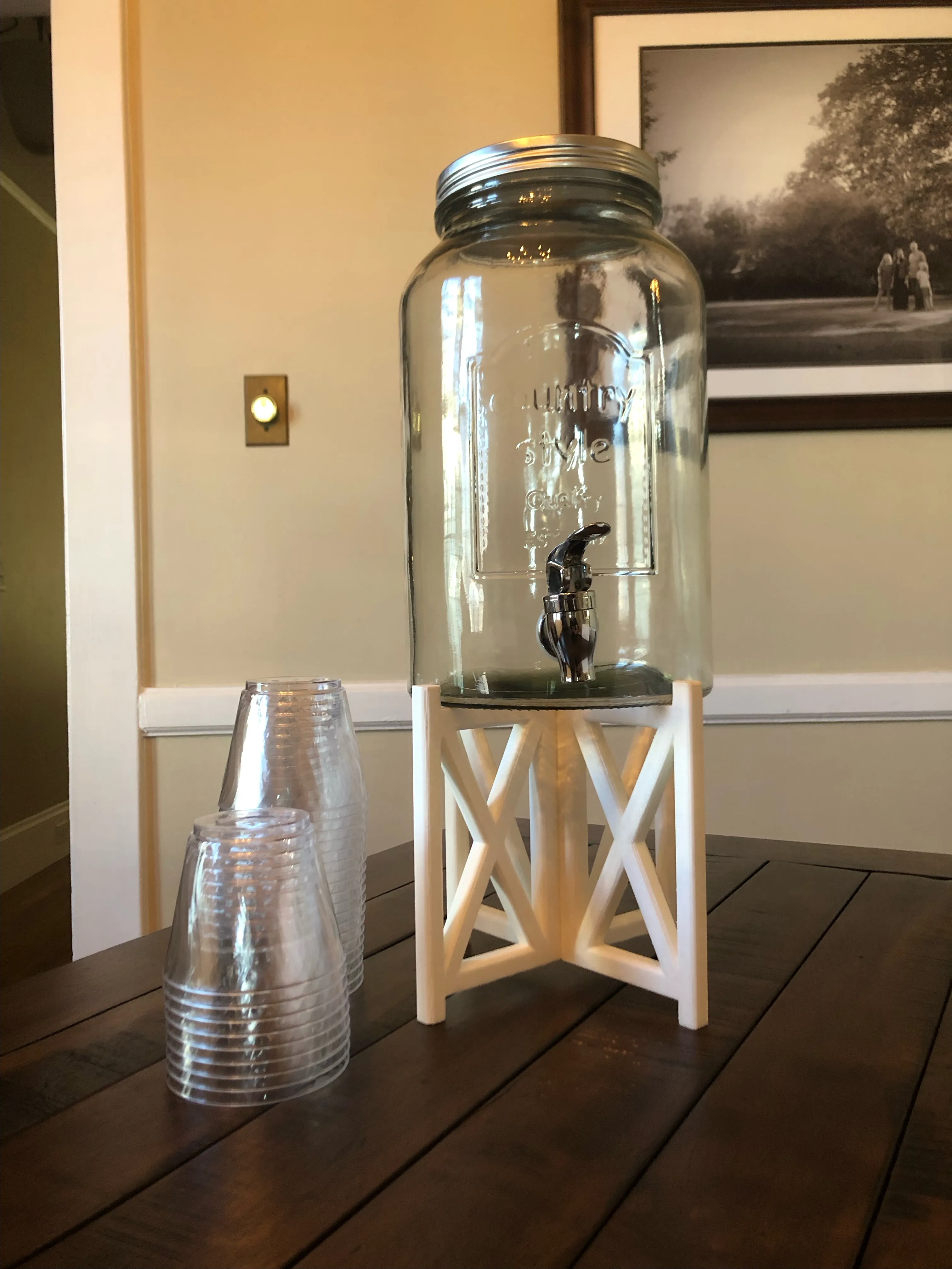 Custom Drink Dispenser Stand