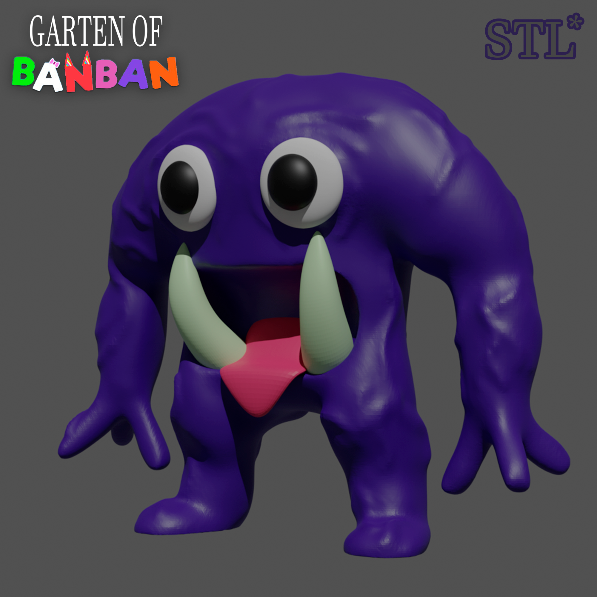 Garten Of Banban 2 Red Monster - Download Free 3D model by