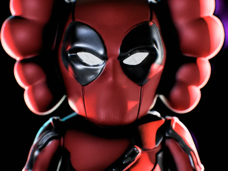 Kaws Deadpool Mashup design Fan Art - deadpool wolverine