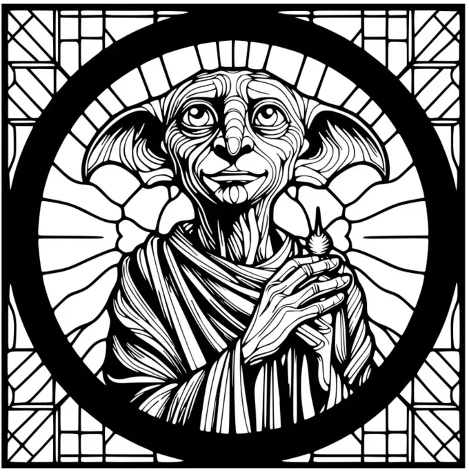 Dobby - Harry Potter Duvar Sanatı