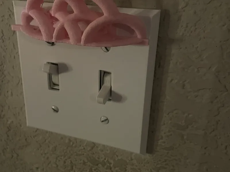 Placa de cubierta de luz de princesa